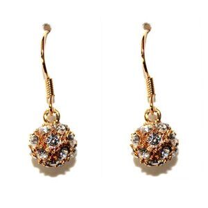 Crystal Drop Earrings - New w/Tags